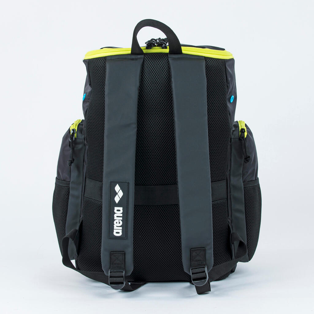 Swimming Backpack 35L ARENA SPIKY III Black Yellow